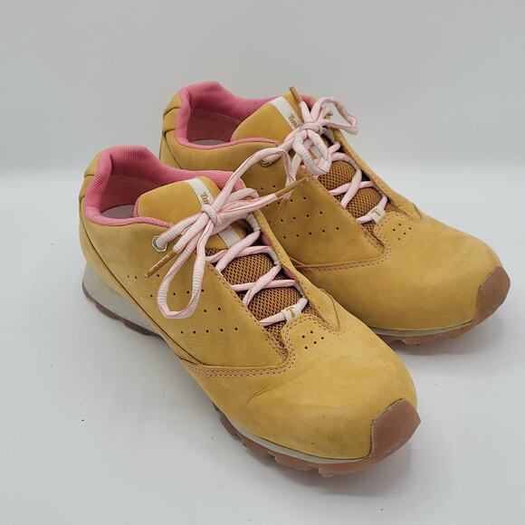 Timberland Metro Slim Women's Size 8.5 tan suede pink - Picture 3 of 9